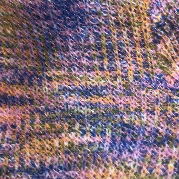 NWT Free People Blair Space Dyed High Neck Sweater in Candy Combo- size S - Picture 3 of 5